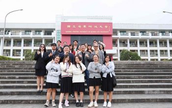 RMUTI學生來自該校企業管理學院物流系、數位行銷系、會計系及綜合經營管理系等四個學系